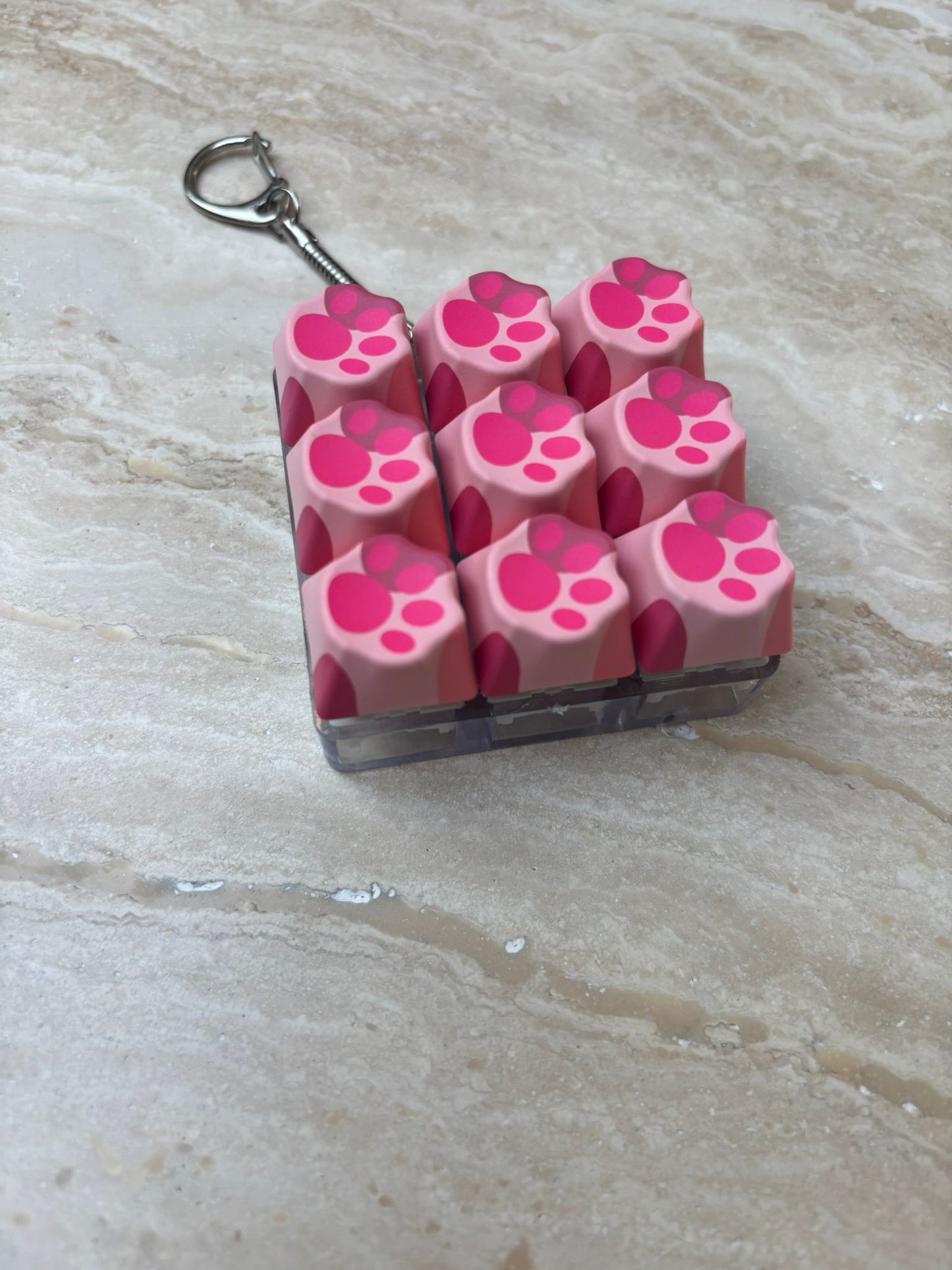 Klikkers kattenpoot roze