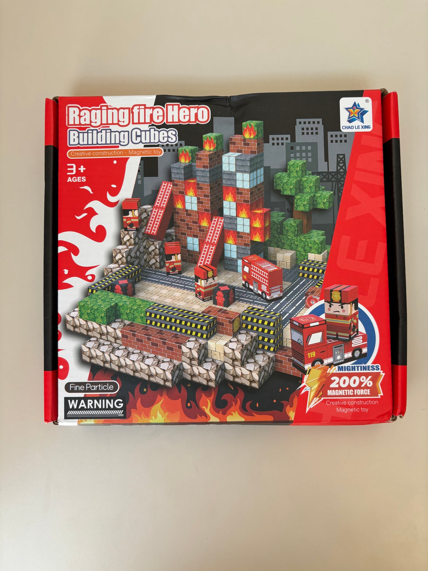 Magneet blokjes thema: brandweer