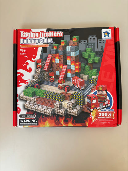 Magneet blokjes thema: brandweer