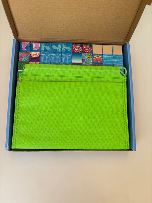 Magnetische bouwblokjes onderwaterwereld