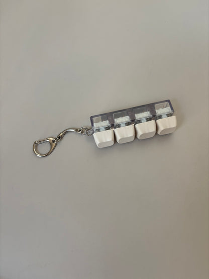 Fidget toetsenbord sleutelhanger