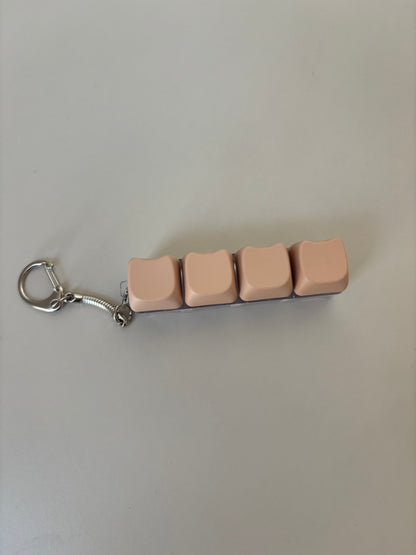 Fidget toetsenbord sleutelhanger