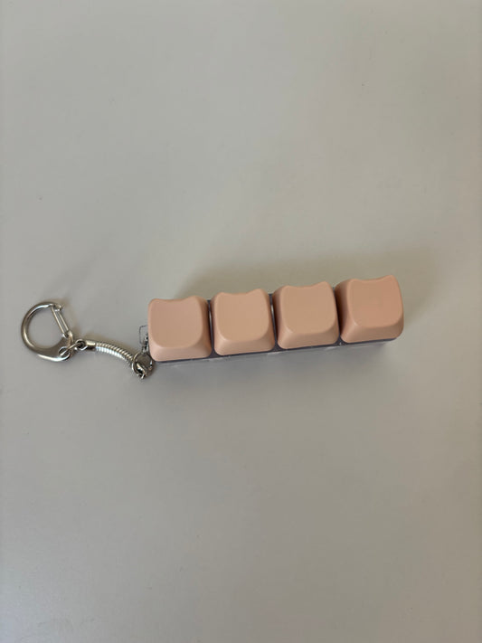 Fidget toetsenbord sleutelhanger