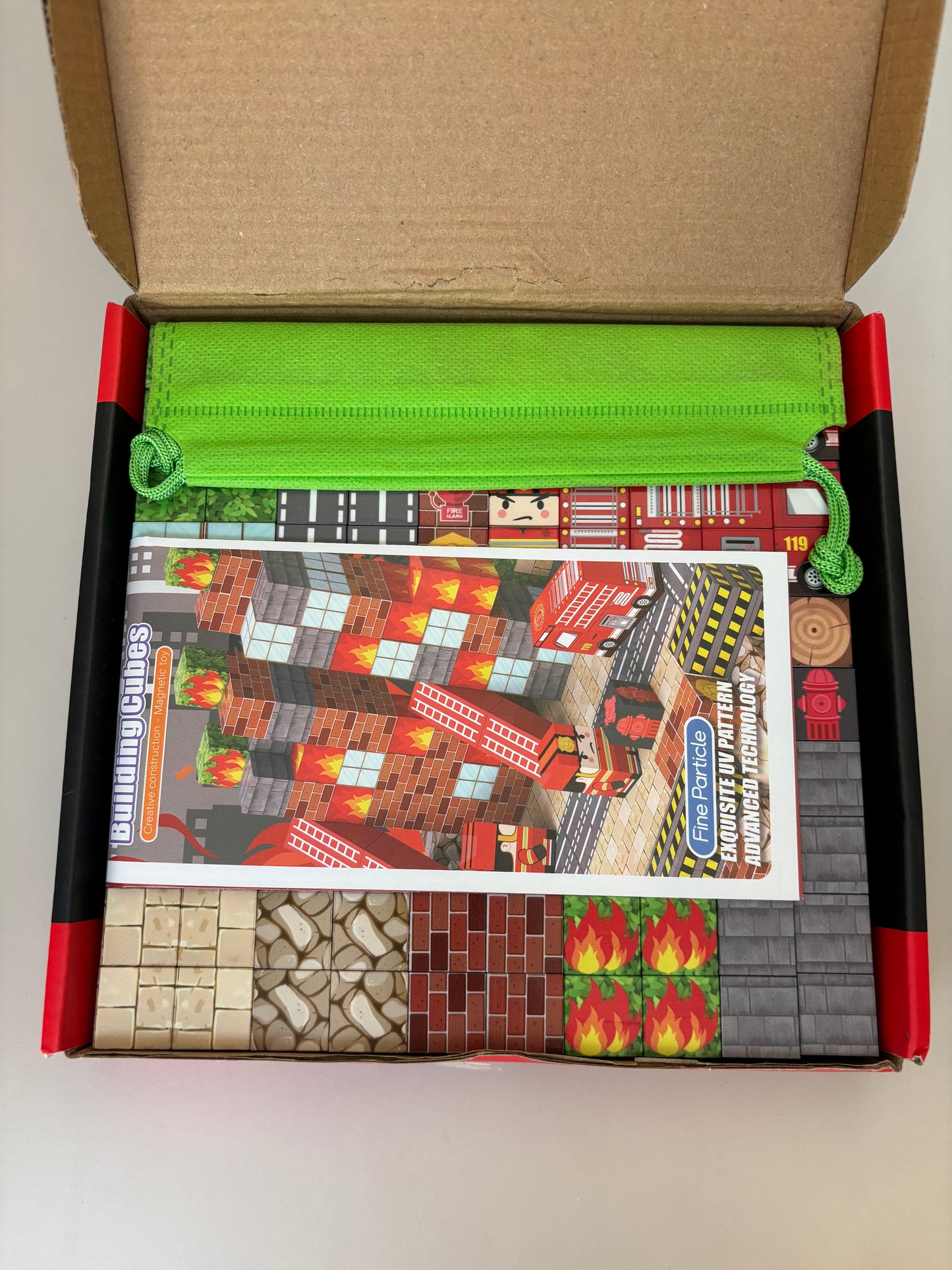 Magneet blokjes thema: brandweer