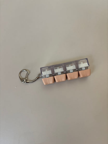 Fidget toetsenbord sleutelhanger