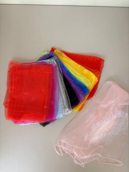 12-pack kleurrijke sjaals