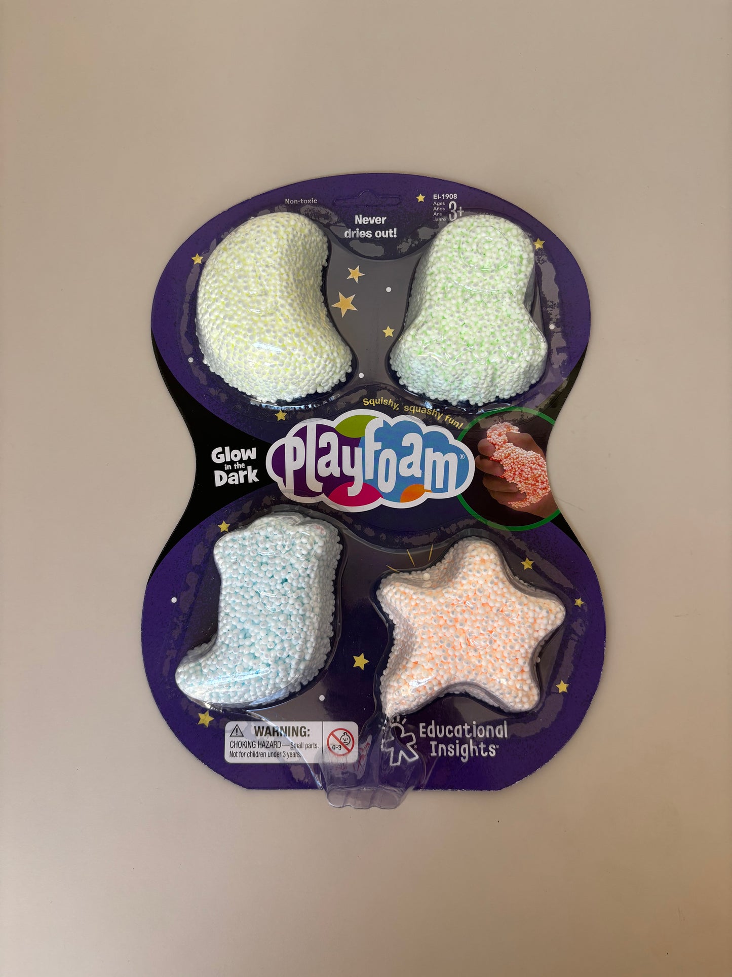 Learning Resources Playfoam - Glow in the dark - 4 kleuren