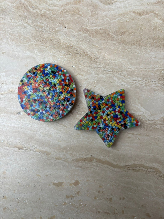 Picky pad plukmat groen blauw 2 stuks