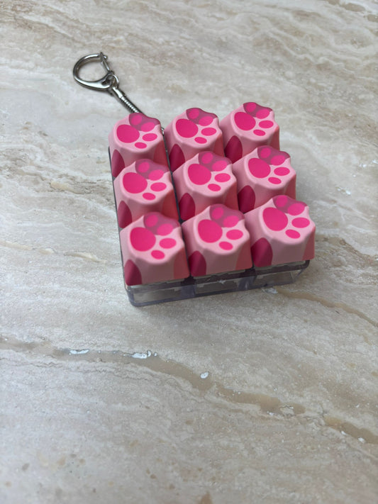 Klikkers kattenpoot roze