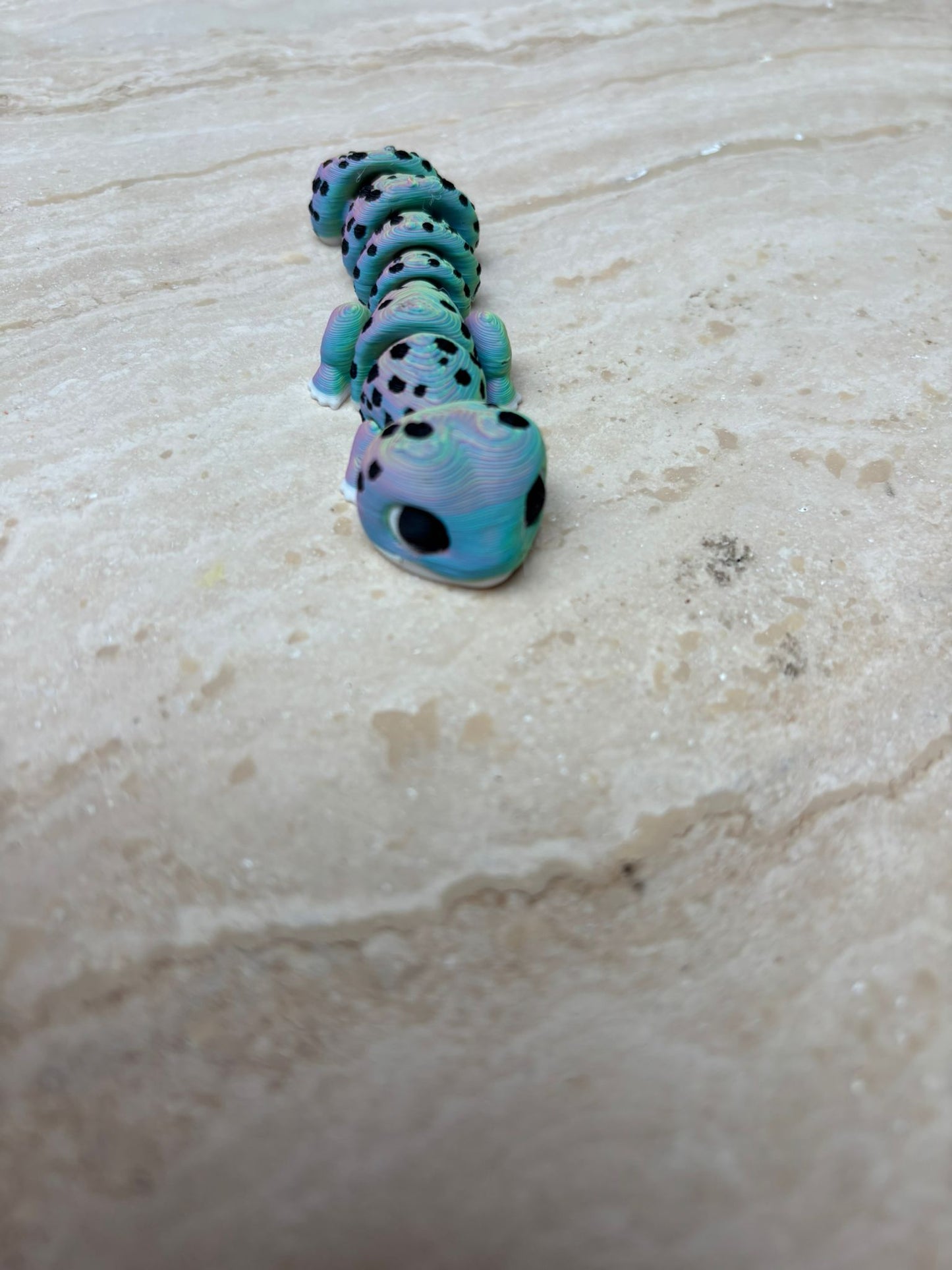 Friemelspeelgoed fidget Gekko
