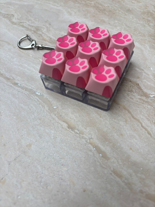 Klikkers kattenpoot roze