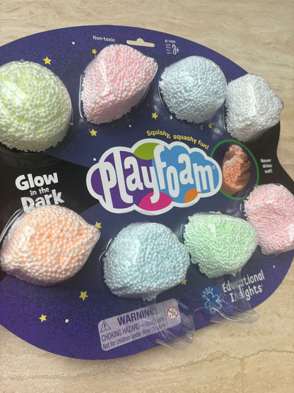 Playfoam glow in the dark 8 stuks