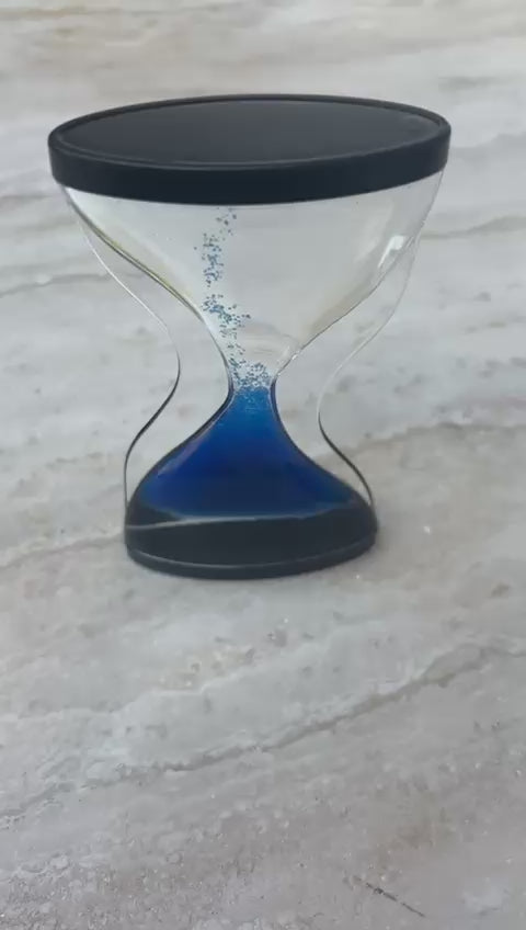 Kleine blauwe zandloper