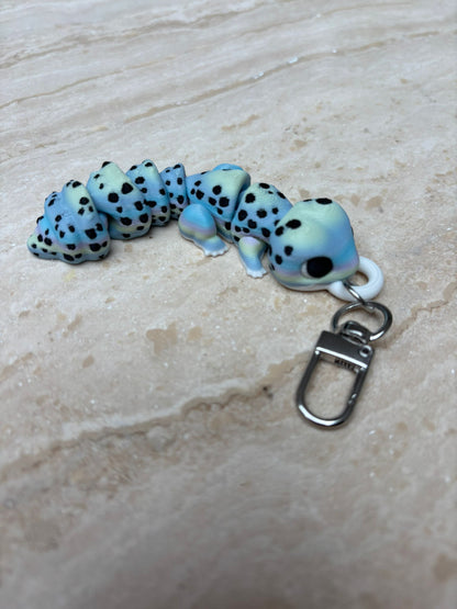 Friemelspeelgoed fidget Gekko met sleutelhanger