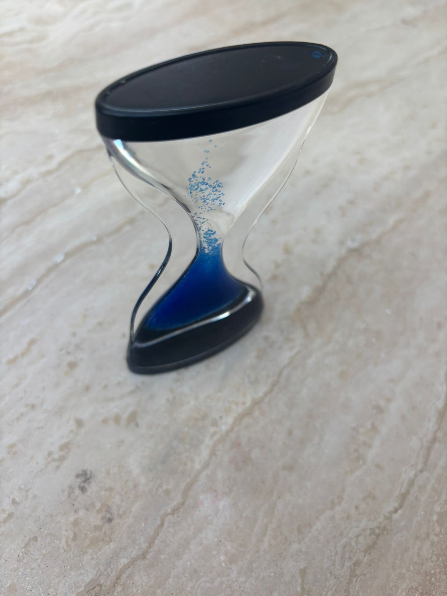 Kleine blauwe zandloper